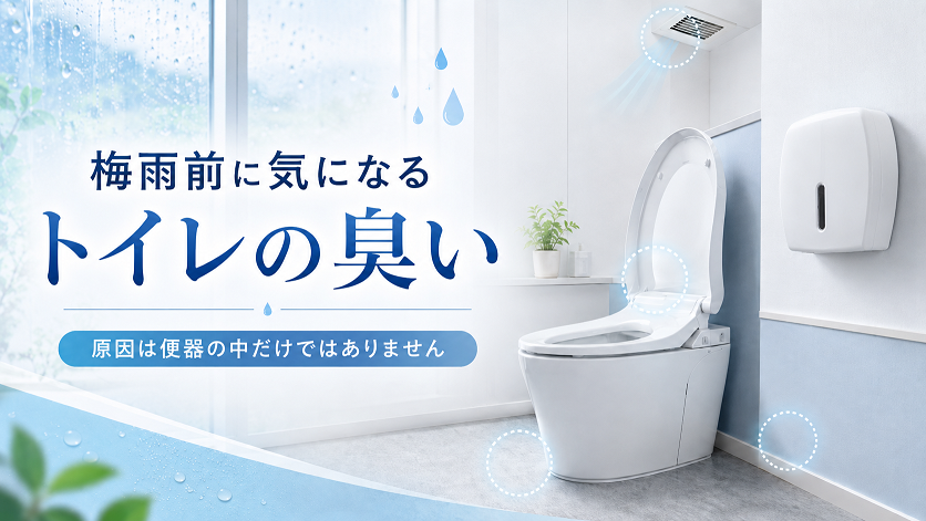 梅雨前に気になるトイレの臭い 梅雨前に気になるトイレの臭い